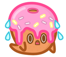 Donut Ghost sticker #12321627