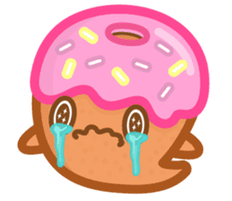 Donut Ghost sticker #12321629