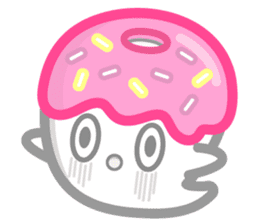 Donut Ghost sticker #12321631