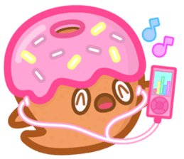 Donut Ghost sticker #12321632