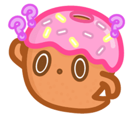 Donut Ghost sticker #12321633