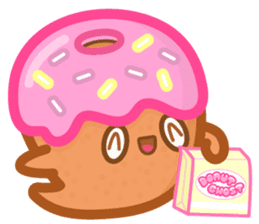 Donut Ghost sticker #12321634