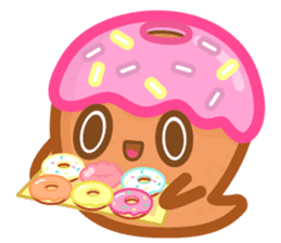 Donut Ghost sticker #12321635