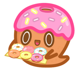 Donut Ghost sticker #12321635