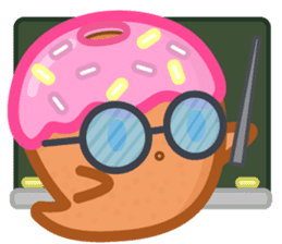 Donut Ghost sticker #12321638