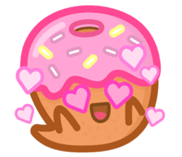 Donut Ghost sticker #12321640