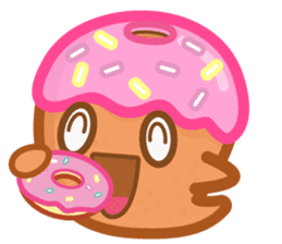 Donut Ghost sticker #12321641