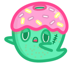 Donut Ghost sticker #12321645
