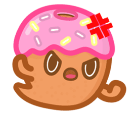 Donut Ghost sticker #12321646