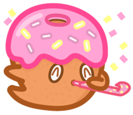 Donut Ghost sticker #12321648