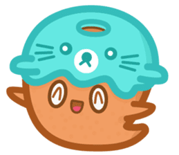 Donut Ghost sticker #12321653