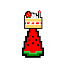 STRAWBERRY CAKE 9 sticker #12321687