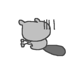 Cute glasses bear stickers! sticker #12321905