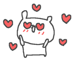 Cute glasses bear stickers! sticker #12321916