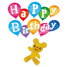 Birthday in English sticker #12321976