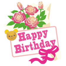 Birthday in English sticker #12321978