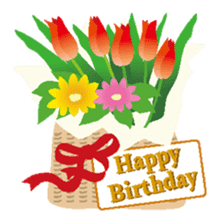 Birthday in English sticker #12321979