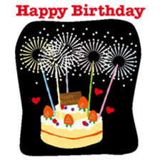 Birthday in English sticker #12321980