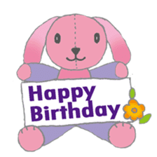 Birthday in English sticker #12321982