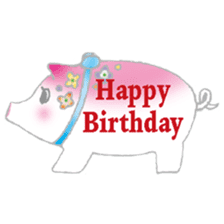 Birthday in English sticker #12321983