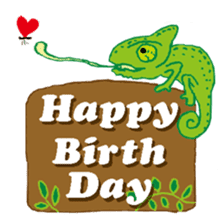 Birthday in English sticker #12321986