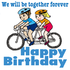 Birthday in English sticker #12321990