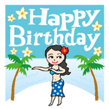 Birthday in English sticker #12321993