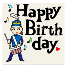 Birthday in English sticker #12321994