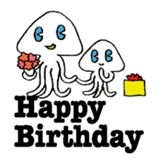 Birthday in English sticker #12322008