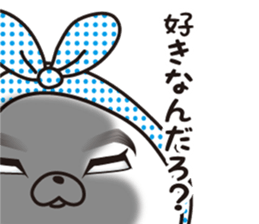 The peach which did a mask sticker #12322227