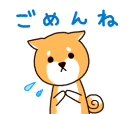Shiba inu Mamechan sticker #12323716