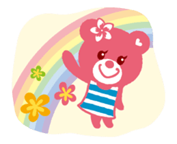 Move!!!LOCO KUMA for girls sticker #12324042