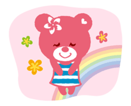 Move!!!LOCO KUMA for girls sticker #12324043