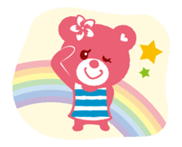Move!!!LOCO KUMA for girls sticker #12324044