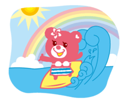 Move!!!LOCO KUMA for girls sticker #12324046