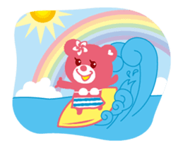 Move!!!LOCO KUMA for girls sticker #12324046