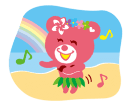 Move!!!LOCO KUMA for girls sticker #12324048