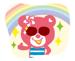 Move!!!LOCO KUMA for girls sticker #12324051