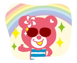 Move!!!LOCO KUMA for girls sticker #12324051