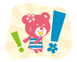 Move!!!LOCO KUMA for girls sticker #12324055