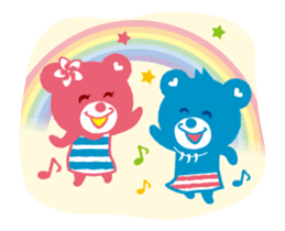 Move!!!LOCO KUMA for girls sticker #12324061