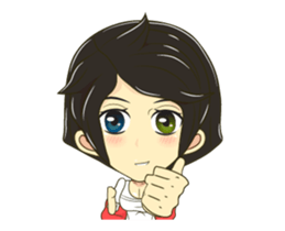 Little lady cute sticker #12324529