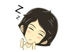 Little lady cute sticker #12324549