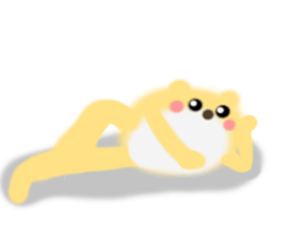 Various long hamster sticker #12324577