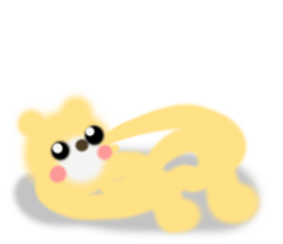 Various long hamster sticker #12324602