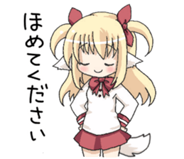 Lovey-dovey Dog ears girl sticker #12325170