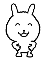 A Happy Rabbit sticker #12325289