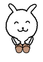 A Happy Rabbit sticker #12325292