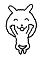 A Happy Rabbit sticker #12325293