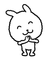 A Happy Rabbit sticker #12325300